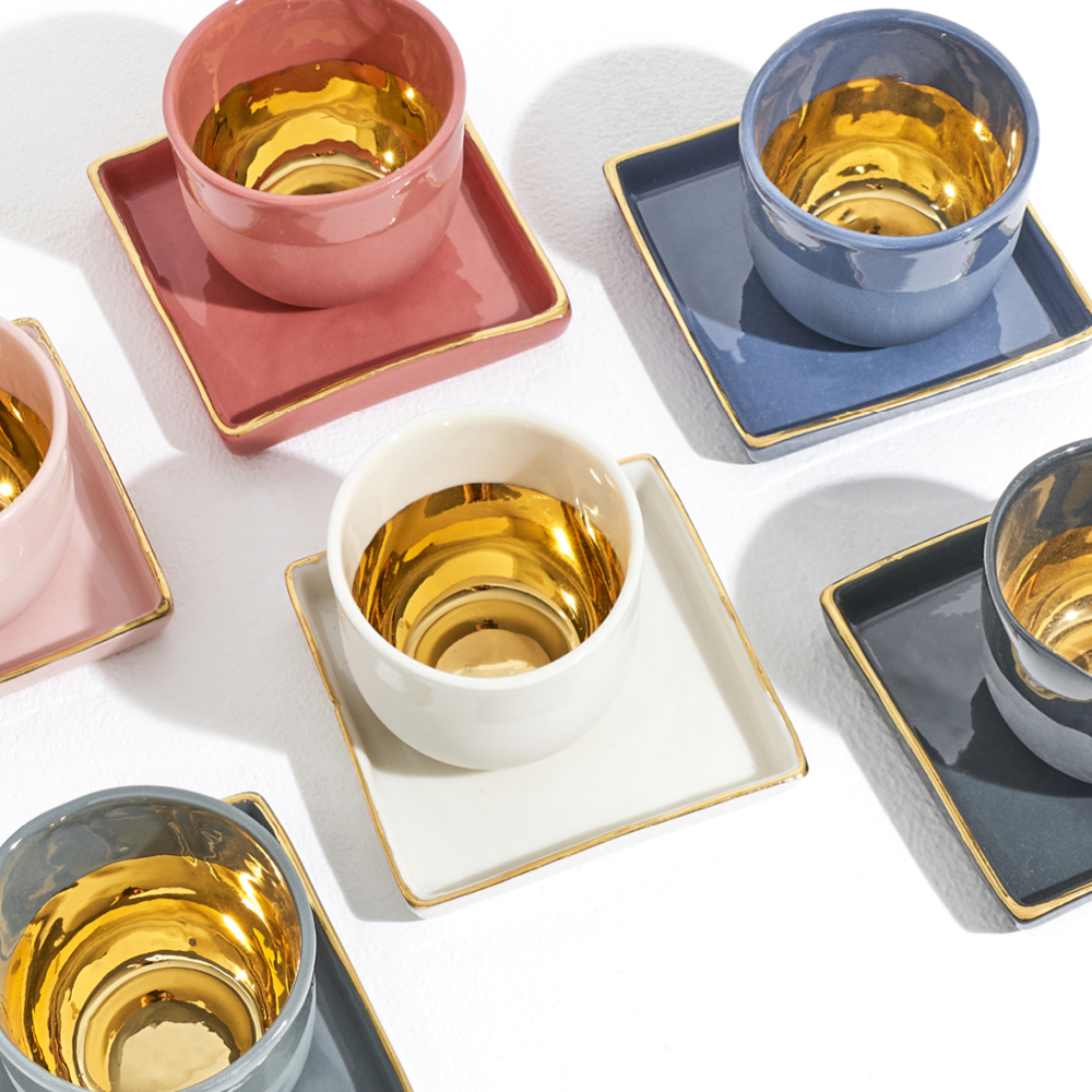 "Le Diverse" - Set of 6 Cups - Image 1